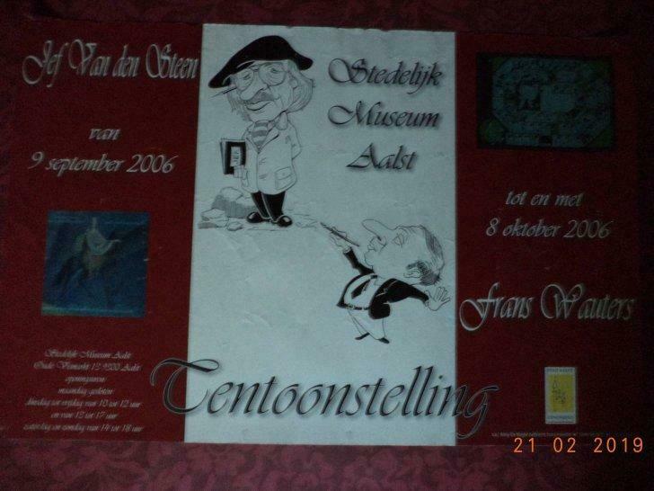 Affiche Aalst: Jef Van den Steen & Frans Wauters: 2006 exp., Ophalen of Verzenden, Gebruikt