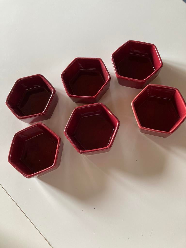 6 petits ramequins pour mettre au four, Huis en Inrichting, Gebruikt