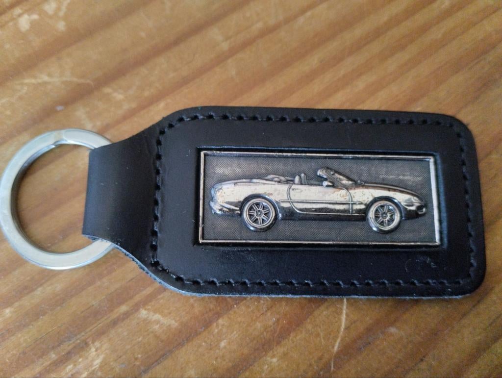 Sleutelhanger zwart jaquar XK8, Verzenden, Gebruikt, Merk