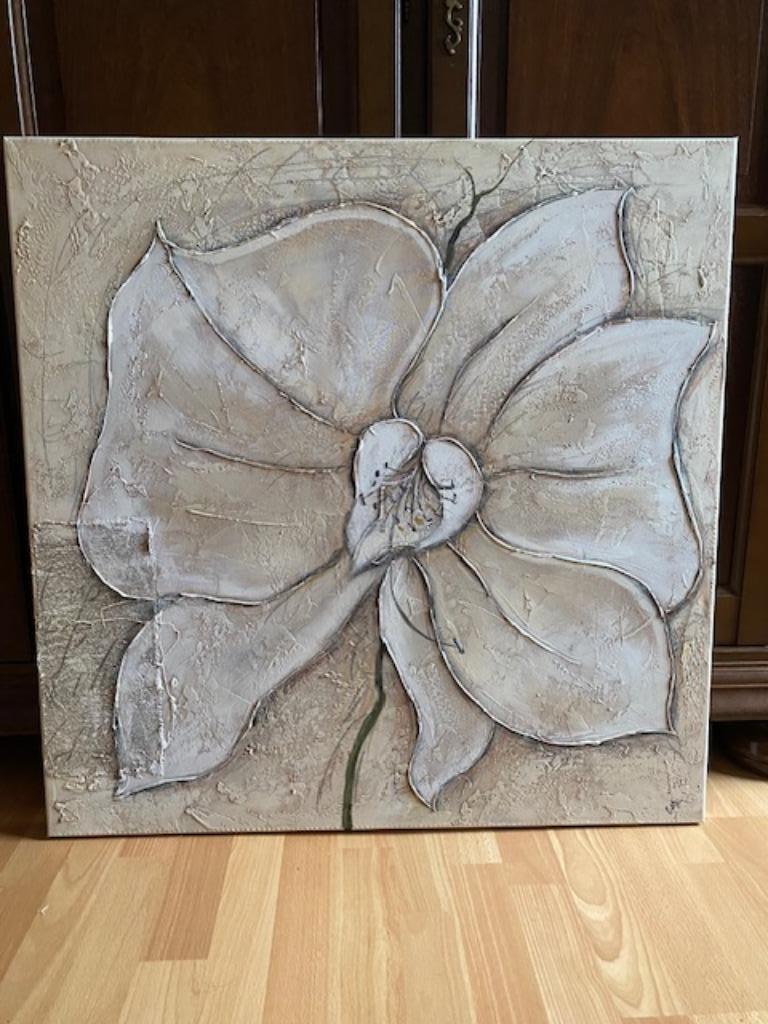Modern schilderij / decoratie, Ophalen, Gebruikt, 75 tot 100 cm, Schilderij
