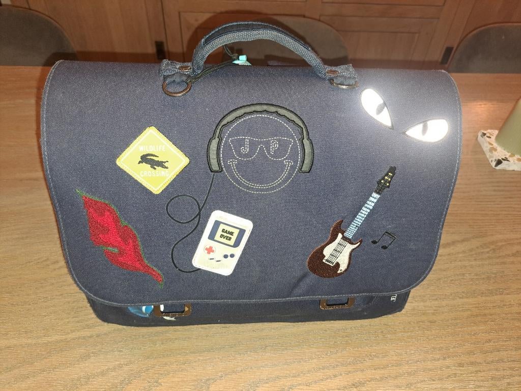 Schooltas- Jeune Premier, Ophalen, Gebruikt, Blauw, Rugtas