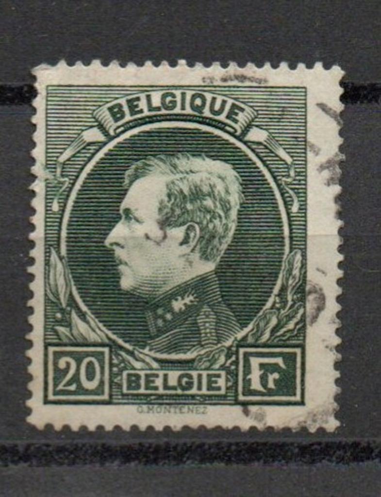 Année 1929 : 290 obli. (voir scan) - S.M. le Roi Albert Ier, Enlèvement ou Envoi