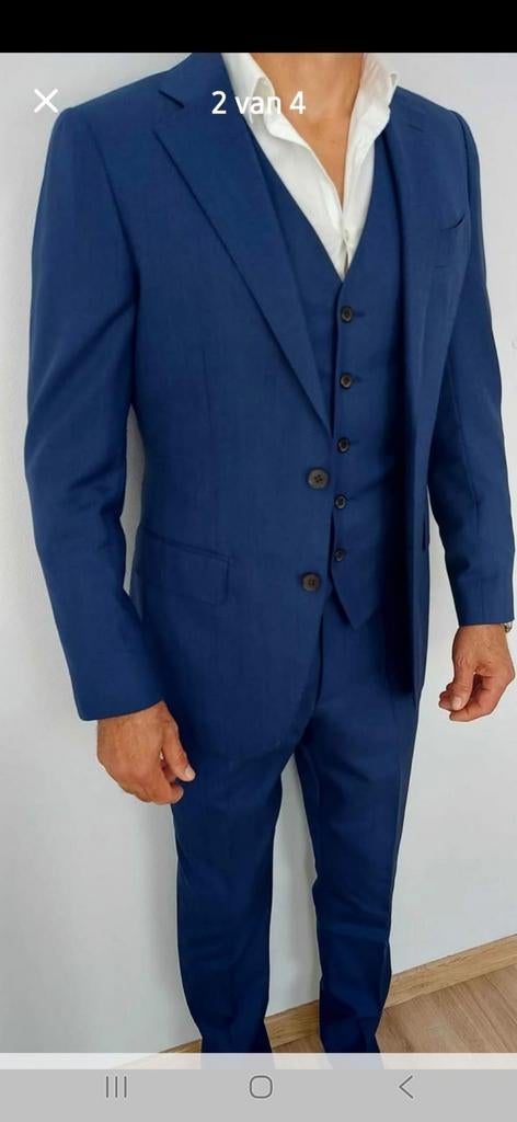 Kostuum 3 delig merk Suisupply merk+ hemd Hugo Boss, Ophalen, Nieuw