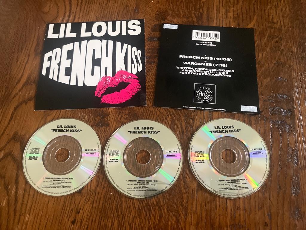 Lil louis - french kiss ( mini disc ) 1989, Enlèvement ou Envoi, Utilisé, Techno ou Trance