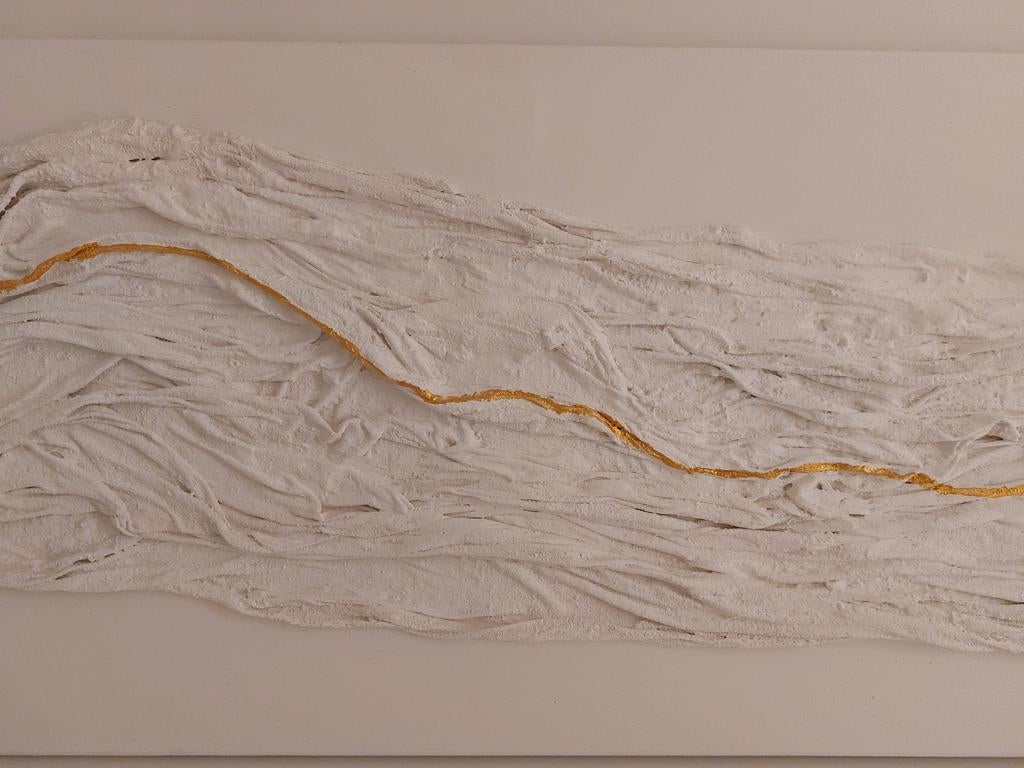 Witte zee golf, wind, Antiek en Kunst, Ophalen