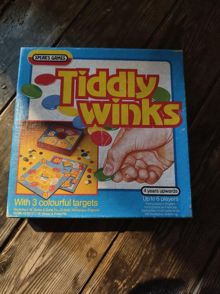 Tiddly winks, Enlèvement ou Envoi, Utilisé