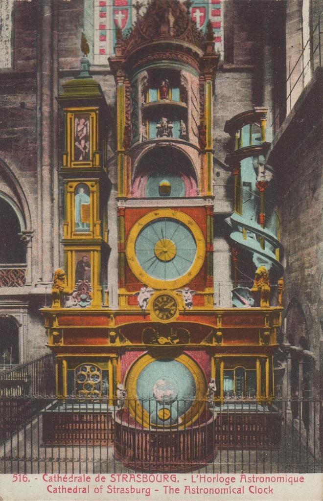 1935 - FRANCE - Strasbourg : L'Horloge Astronomique, Envoi, 1920 à 1940, Non affranchie, France