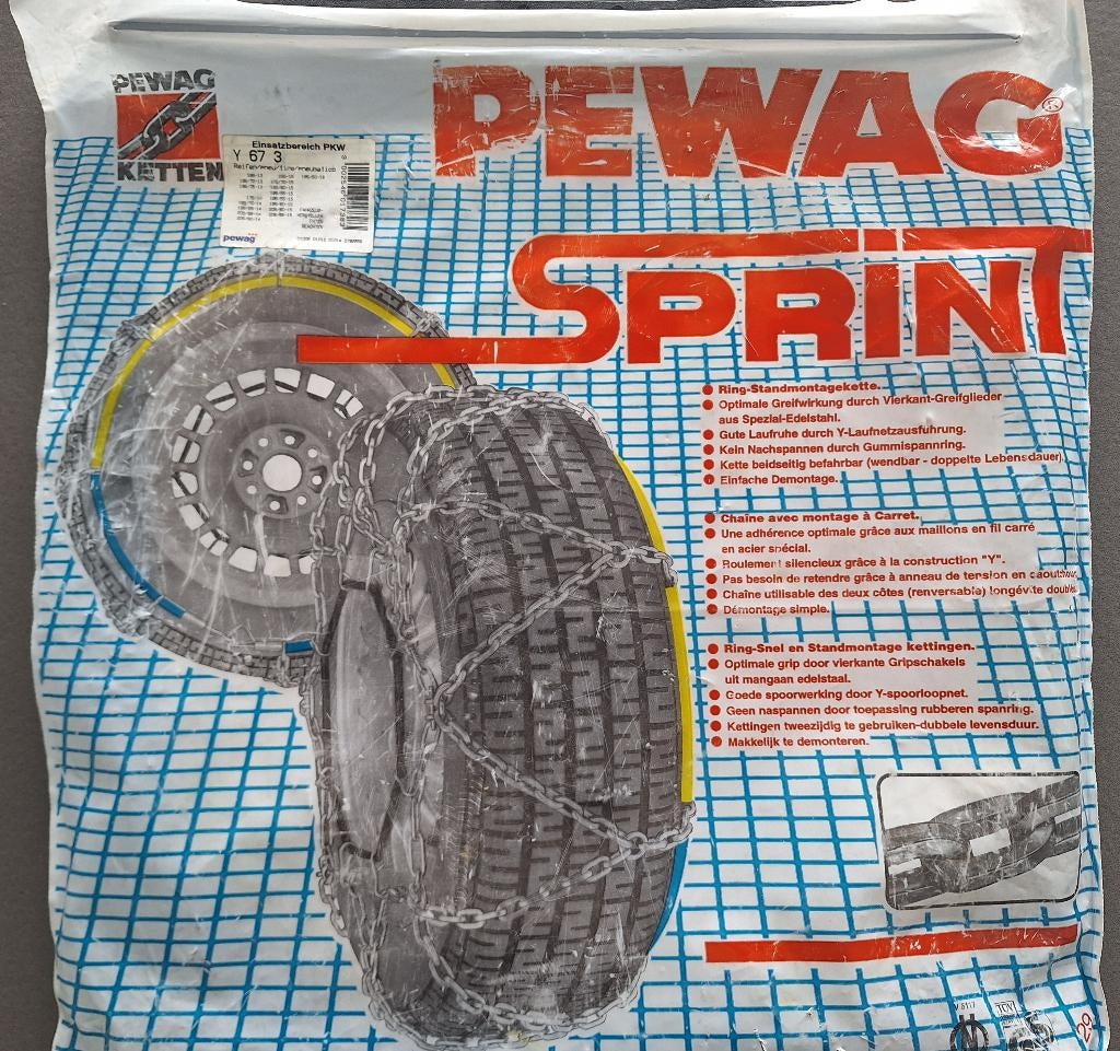 sneeuwkettingen, Ophalen, Nieuw