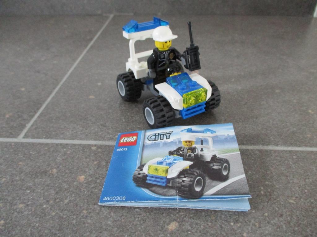 LEGO City 30013 Police City Quad, comme neuf, Enlèvement ou Envoi, Comme neuf, Ensemble complet, Lego