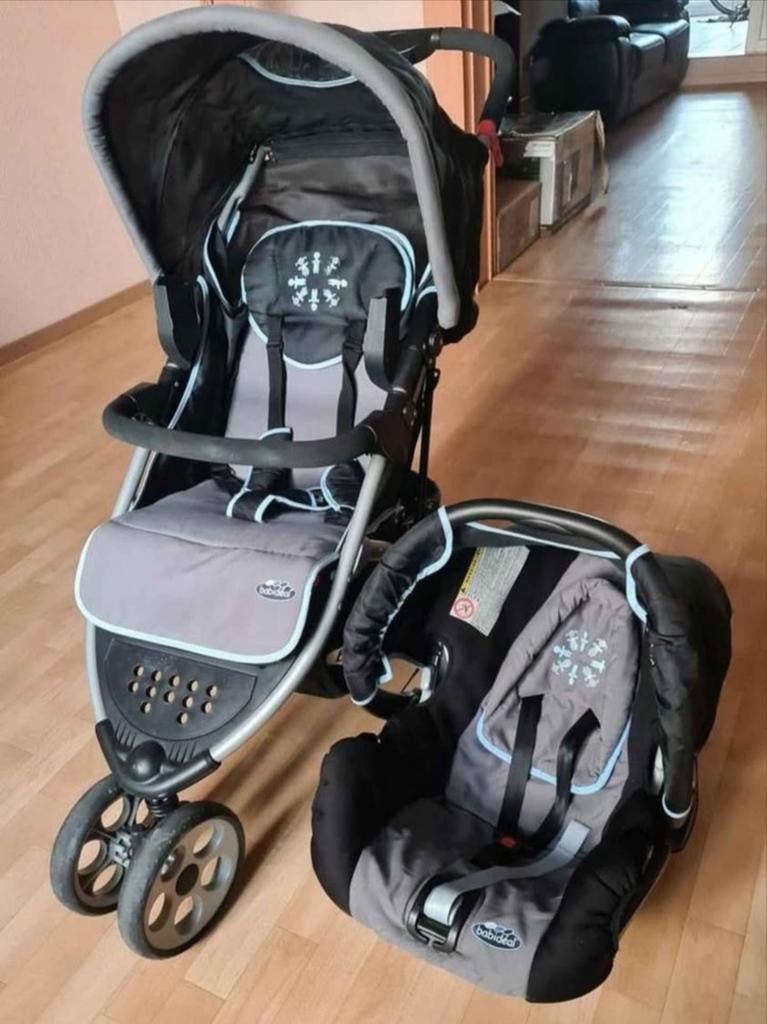 Poussette Babidéal 3 en 1, Ophalen of Verzenden, Zo goed als nieuw, Kinderwagen