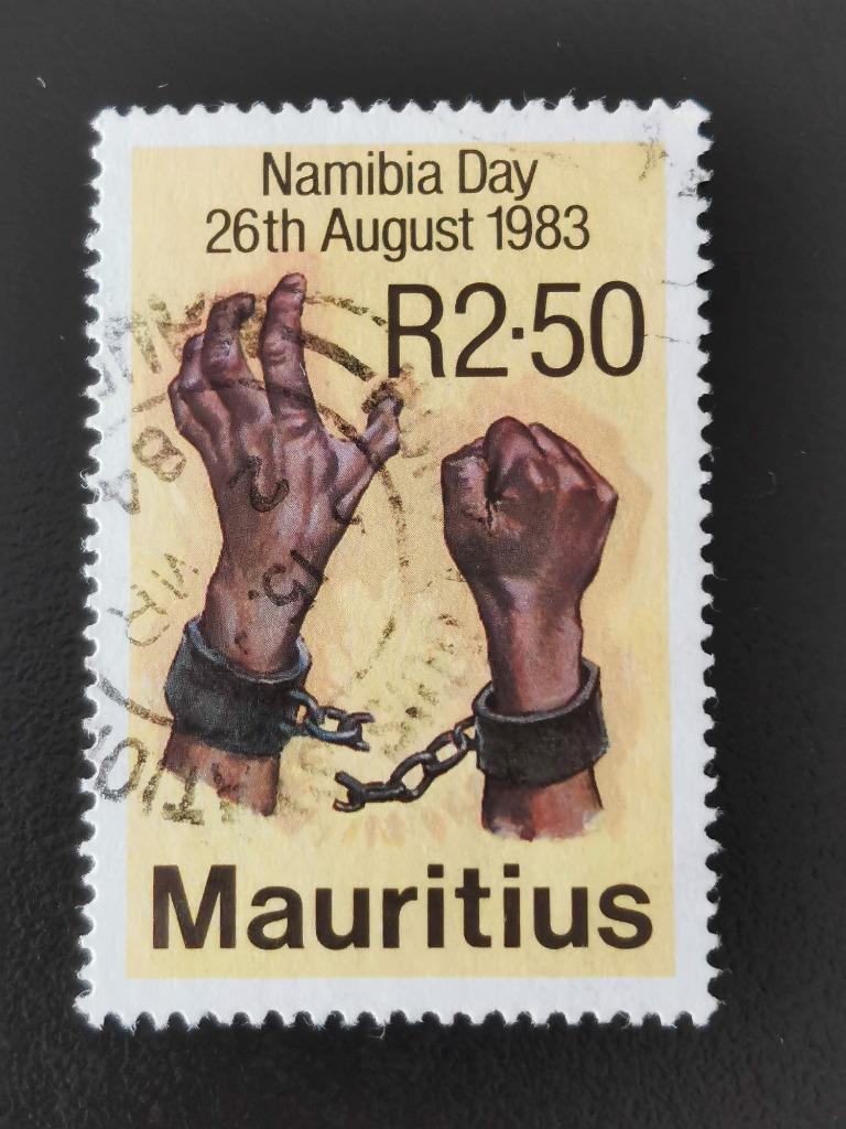 Maurice 1983 - Fête de la Namibie, Enlèvement ou Envoi, Autres pays, Affranchi