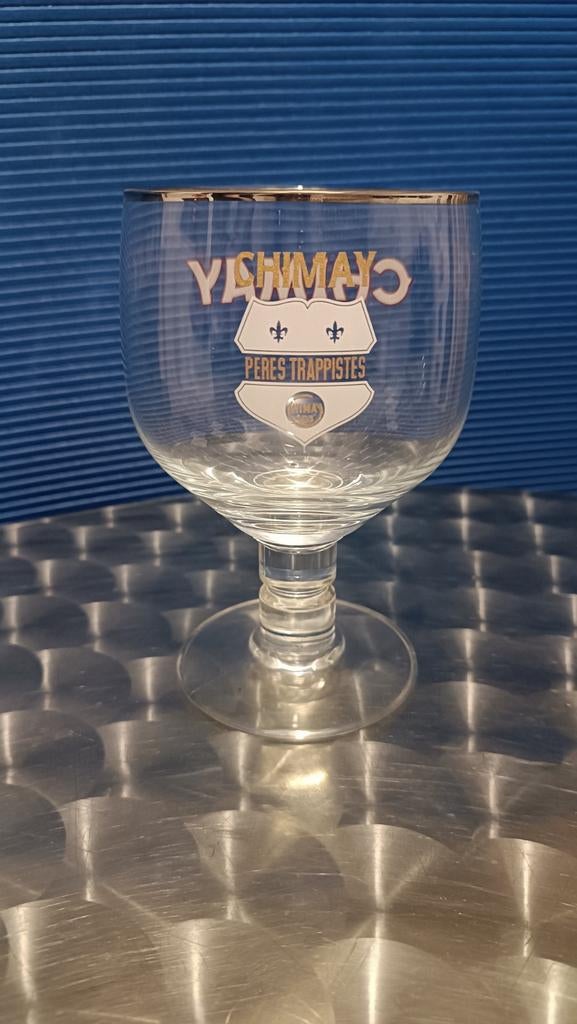 Verre Chimay 33cl pères trappistes Chimay blanche, Collections, Enlèvement ou Envoi, Comme neuf