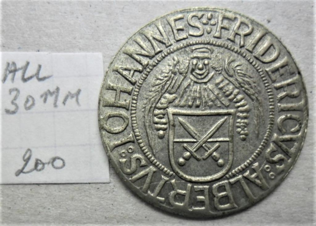 Jeton Frohnauer Hammer Token 30mm Albertus Johannes  Frderiv, Ophalen of Verzenden, Overige materialen