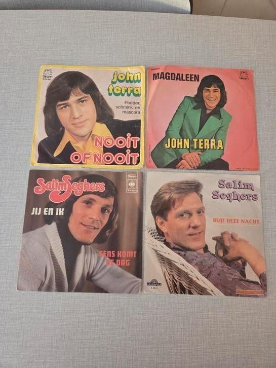 2 x John Terra,  2 x Salim Seghers., Cd's en Dvd's, Ophalen of Verzenden, Zo goed als nieuw, Nederlandstalig, Single