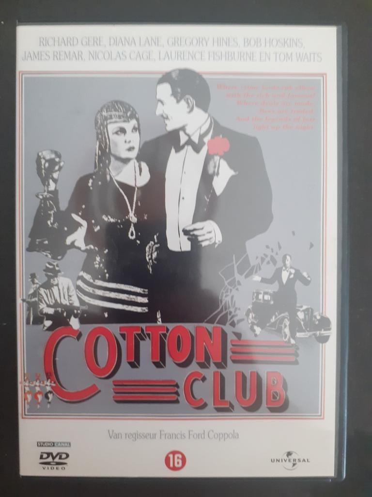 The Cotton Club (1984)(Francis Ford Coppola) - Richard Gere, Vanaf 16 jaar, Ophalen of Verzenden, Zo goed als nieuw, Thrillers en Misdaad