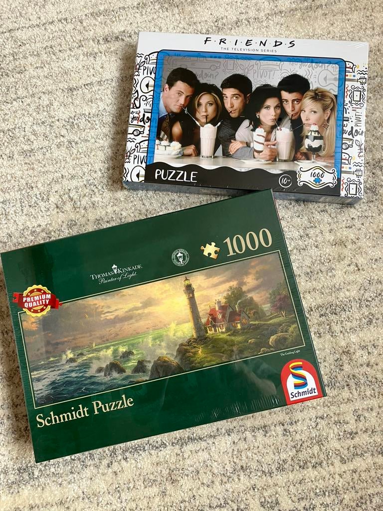 Puzzle Friends en Thomas Kinkade nieuw landschap!, Hobby en Vrije tijd, Ophalen of Verzenden, Nieuw, Legpuzzel