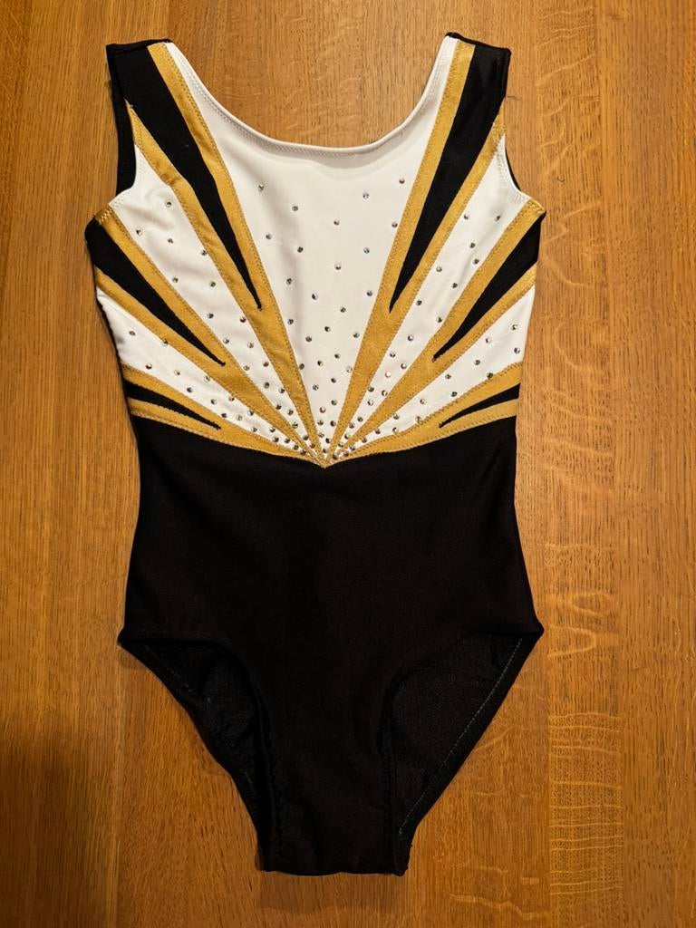 Turnpak / Leotard 9 jaar, Ophalen, Zwart, Nieuw, Kindermaat 122 t/m 140