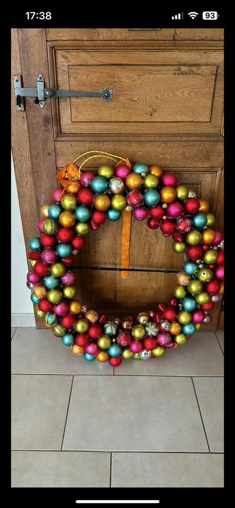 Kerst decoratie kerstballen, Diversen, Ophalen, Gebruikt