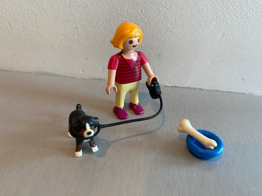 Playmobil kind met puppy, Ophalen of Verzenden, Zo goed als nieuw