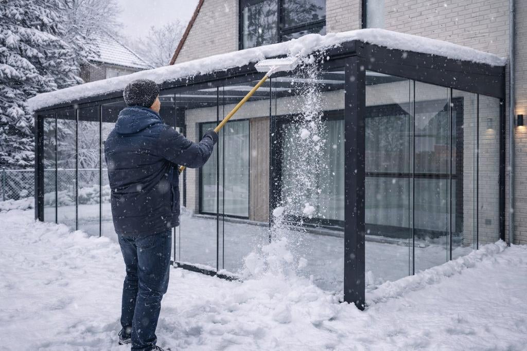 Terrasoverkapping glazen schuifwanden veranda carport pergol, Ophalen of Verzenden