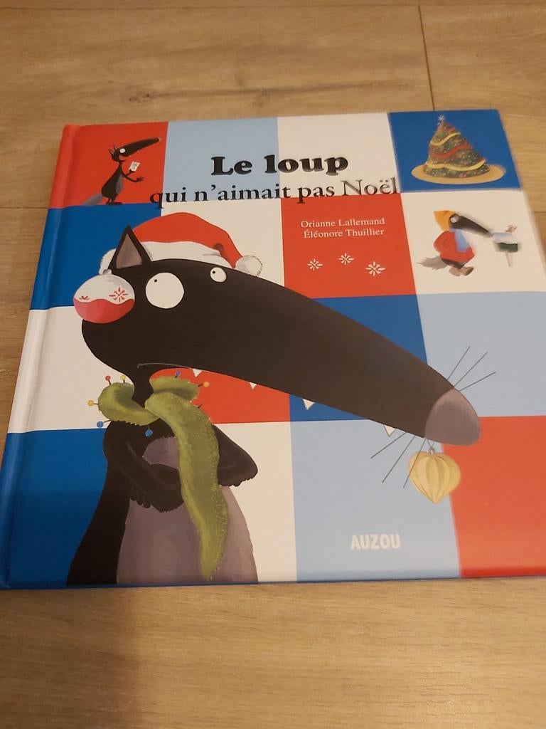 Livre français sur un loup qui n'est pas si fou de Noël au d, Enlèvement ou Envoi, Comme neuf