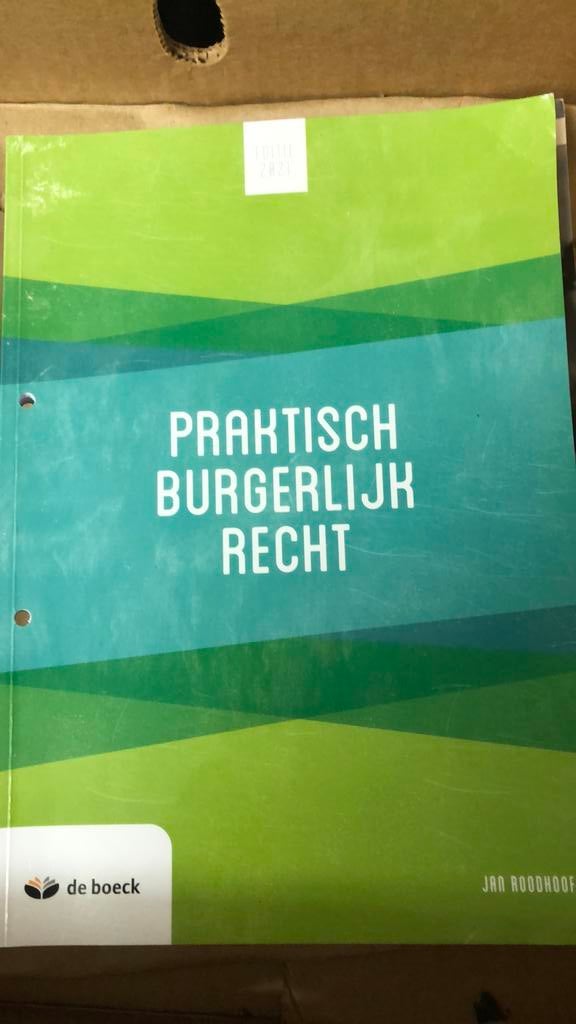 Praktisch burgerlijk recht 2021, Boeken, Ophalen of Verzenden, Gelezen, Nederlands