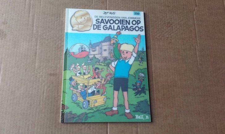 Jommeke.250.Savooien op de Galapagos, Boeken, Stripverhalen, Ophalen of Verzenden, Gelezen
