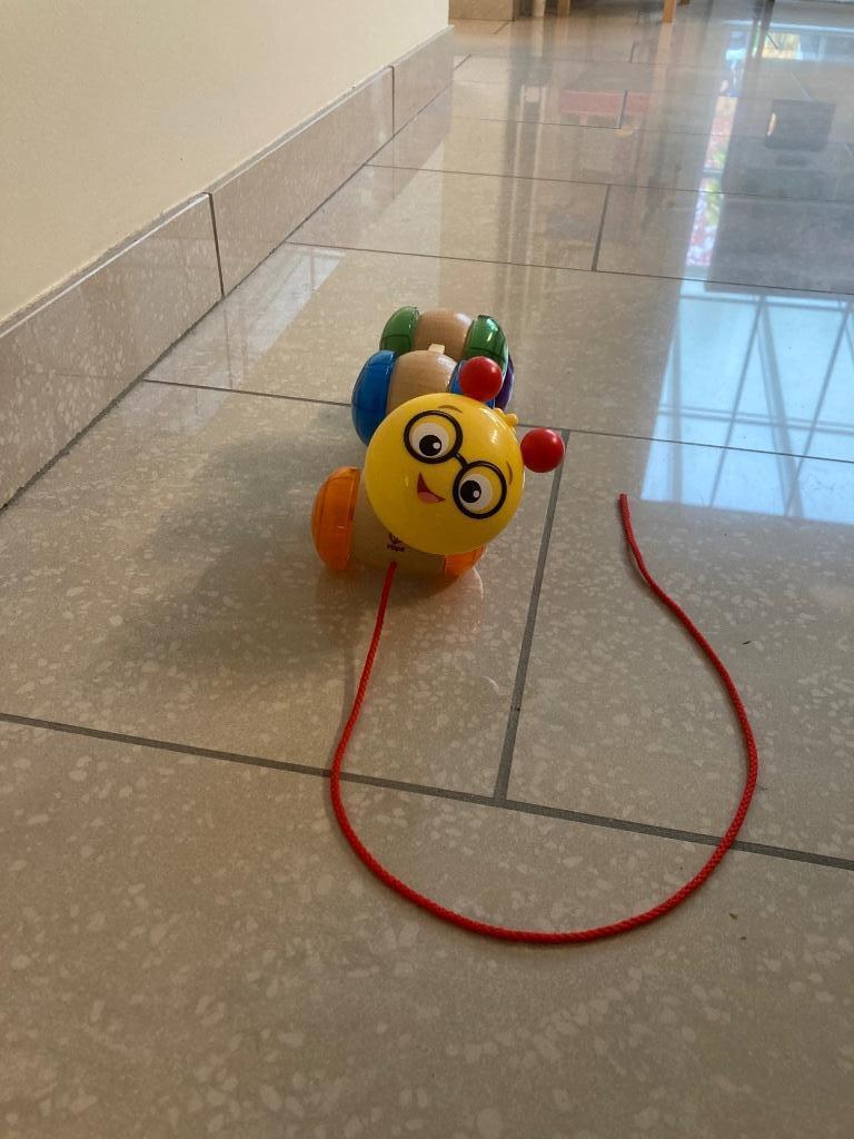 Hape houten trekfiguur rups (nieuw!), Kinderen en Baby's, Ophalen of Verzenden, Nieuw