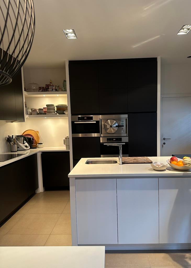 Keuken, Ophalen, Gebruikt, Wit, Hoekkeuken