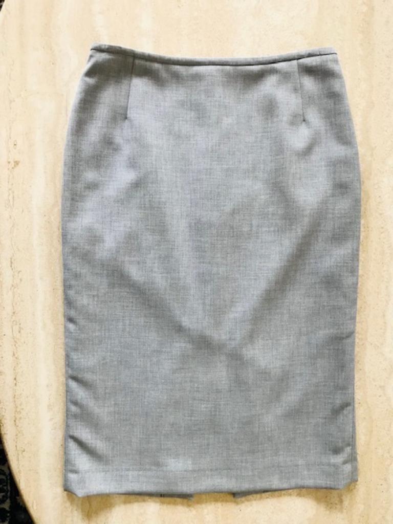 Nieuwe lichtgrijze rok XANDRES  - maat 38 (nr3992), Maat 38/40 (M), Nieuw, Ophalen of Verzenden, Grijs