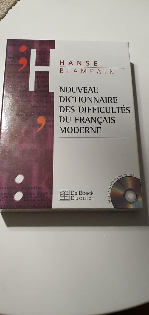 CDRom  dictionnaire des difficultés du français moderne, Computers en Software, Educatie- en Cursussoftware, Ophalen of Verzenden