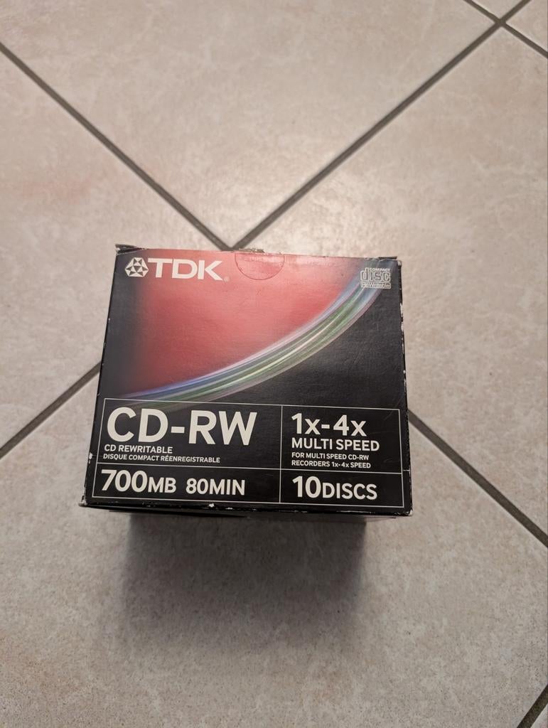 CD-RW TDK 700 MB, Enlèvement ou Envoi, Comme neuf