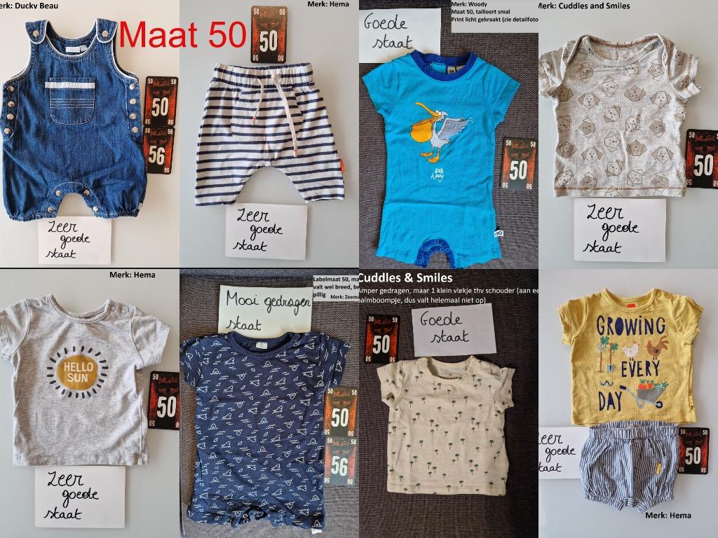 Babykleren jongen of unisex maat 50, Kinderen en Baby's, Ophalen of Verzenden, Jongetje of Meisje, Broekje
