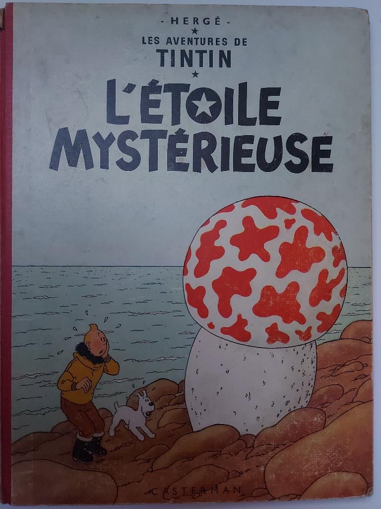 tintin "l'étoile mystérieuse " ( 1947 )., Enlèvement ou Envoi