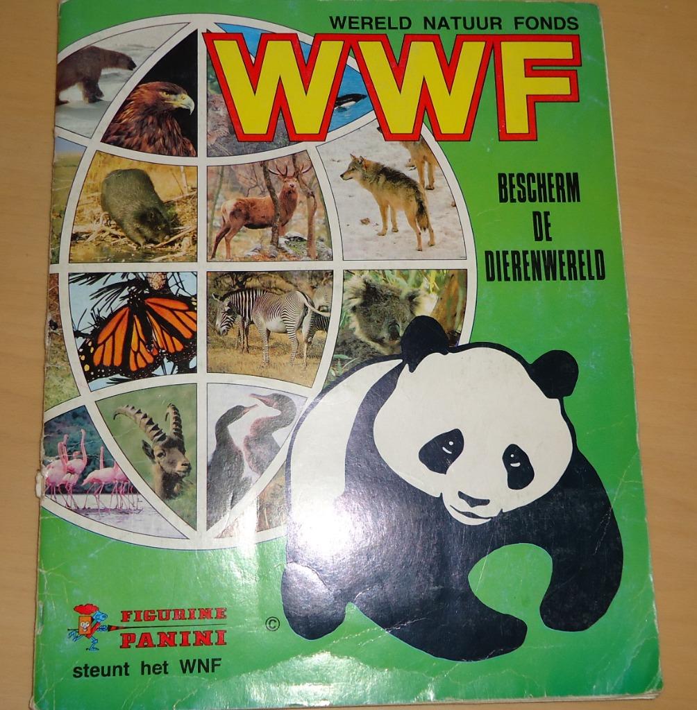 PANINI STICKER ALBUM WWF  BESCHERM DE DIERENWERELD  VOLLEDIG, Hobby en Vrije tijd, Stickers en Plaatjes, Zo goed als nieuw, Sticker