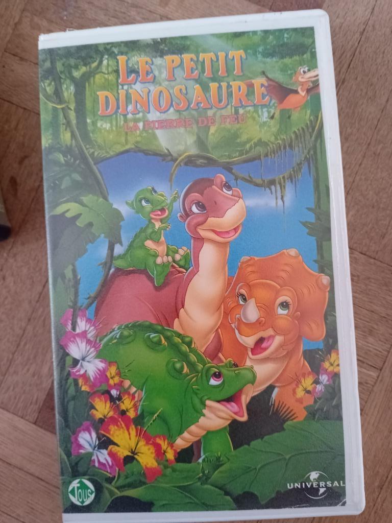 Cassette vhs le petit dinosaures la pierre de feu, Enlèvement ou Envoi
