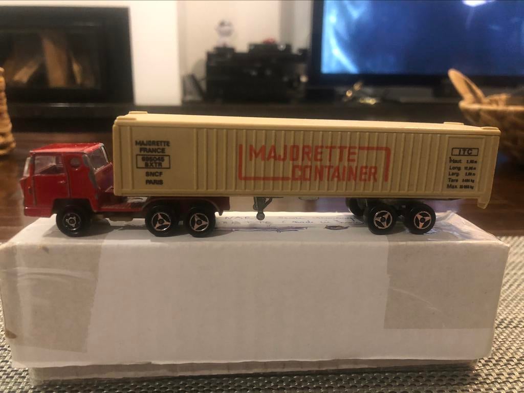 camion Bernard 1/100 majorette, Enlèvement, Utilisé, Bus ou Camion