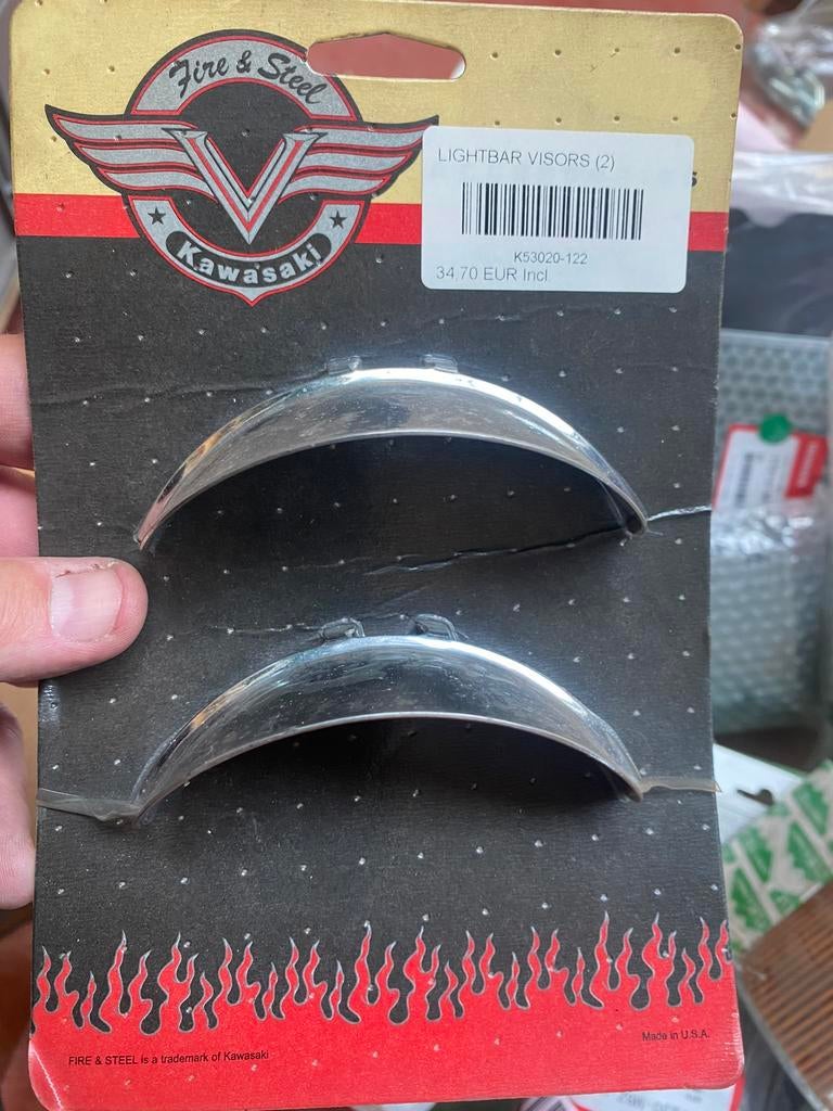 Caches-phares d'éclairage pour le Kawasaki. Bar a phares, Motos, Enlèvement ou Envoi