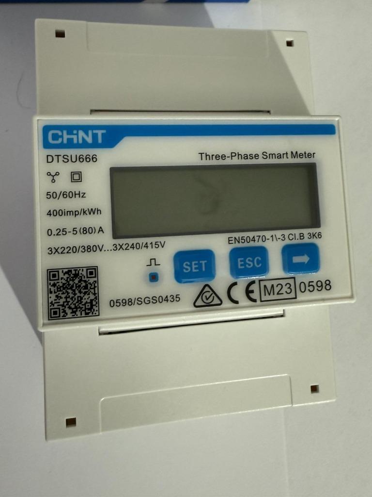 Compteur Électrique Triphasé CHINT  3-Phase Smart Meter, Bricolage & Construction, Électricité & Câbles, Enlèvement ou Envoi, Neuf