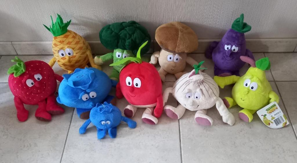 knuffel Groenten en fruit + banaan, Kinderen en Baby's, Speelgoed | Knuffels en Pluche, Ophalen of Verzenden, Zo goed als nieuw