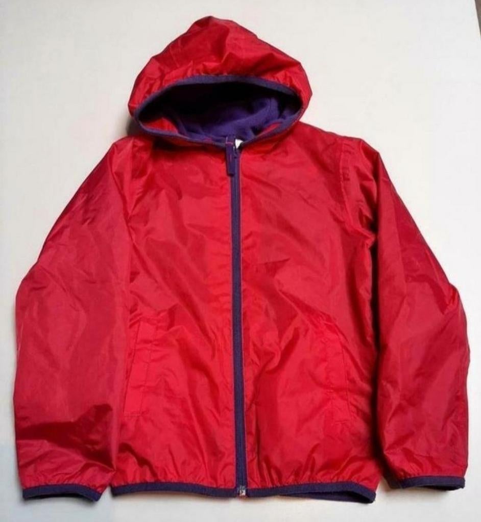 Regenjas met fleece/Quechua / maat 116/6 jaar, Meisje, Ophalen of Verzenden, Zo goed als nieuw, Quechua, Decathlon