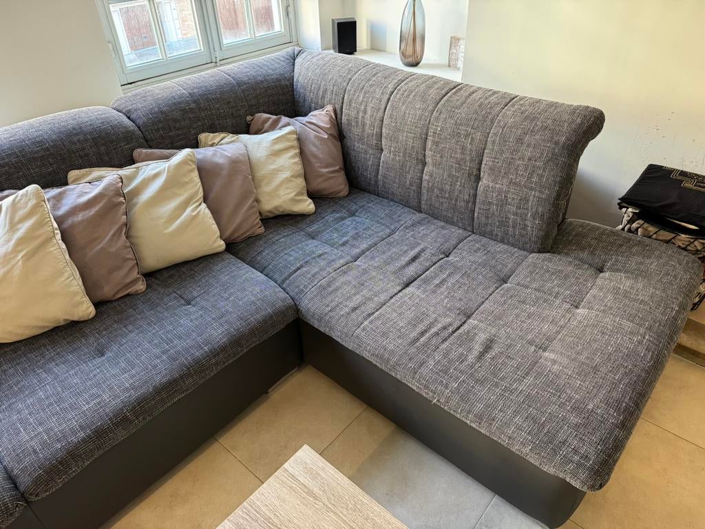 GRATIS: Zithoek zetel GROOT - afhaal 27-30 April, Huis en Inrichting, Ophalen, Gebruikt, Stof