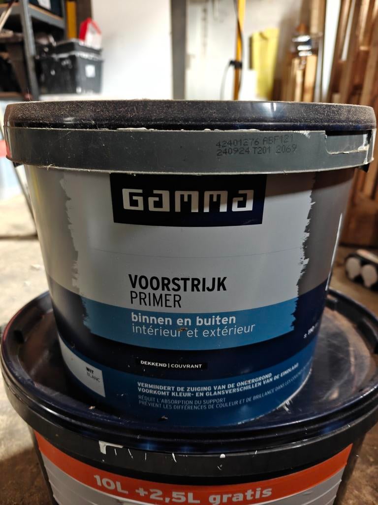 Primer gamma 10liter, Ophalen