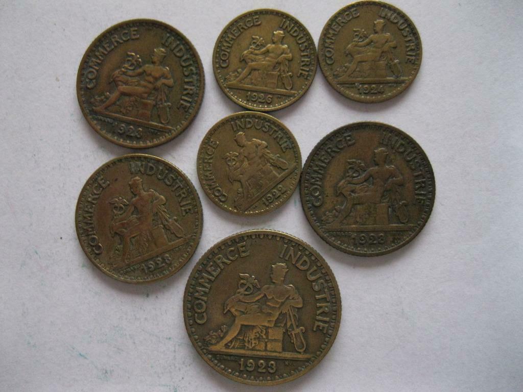 Chambres de Commerce de France 6 stuks, Enlèvement ou Envoi, France, Monnaie en vrac