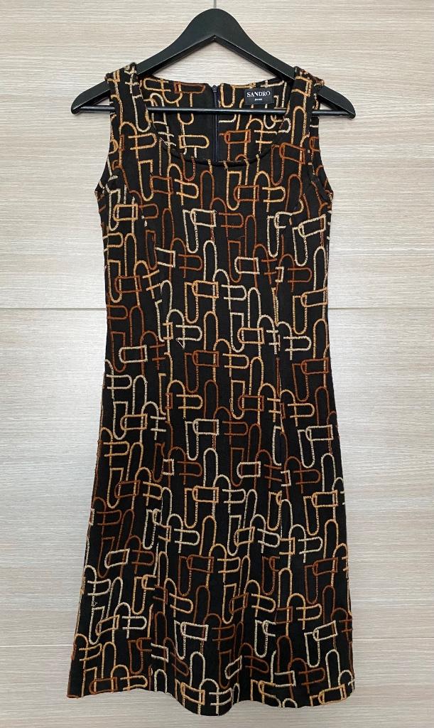 Jurk Sandro maat 36, Kleding | Dames, Jurken, Verzenden, Sandro, Maat 36 (S), Gedragen