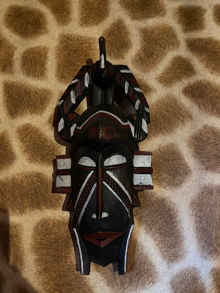 Afrikaans masker, Antiek en Kunst, Kunst | Beelden en Houtsnijwerken