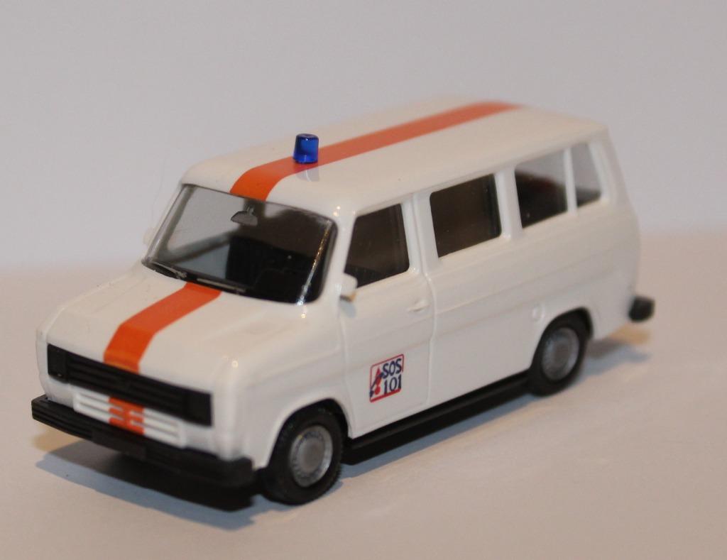 RIJKSWACHT  FORD  TRANSIT  1/87, Verzamelen, Militaria | Algemeen, Verzenden, Rijkswacht, Miniatuur of Beeldje