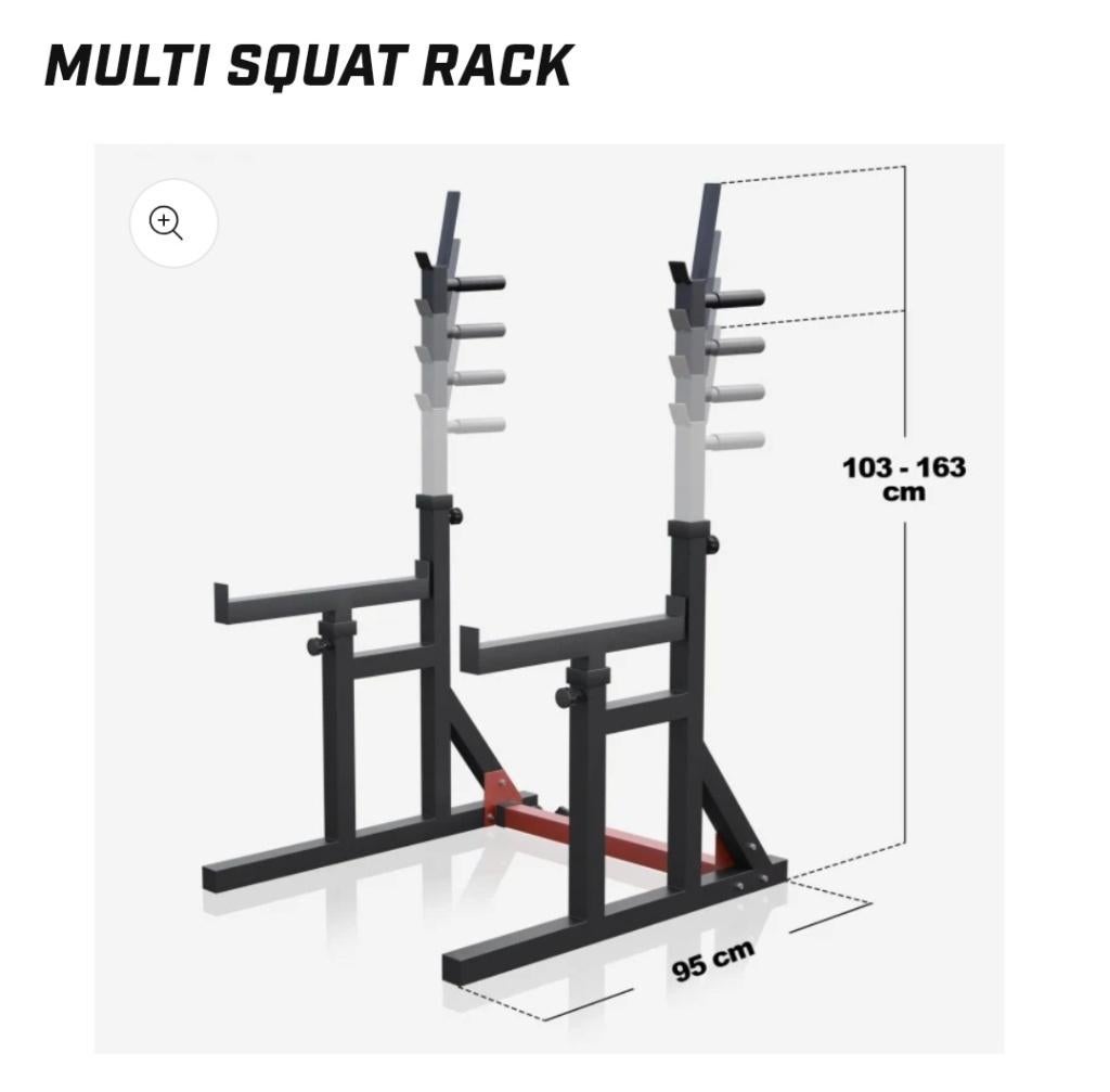 Squat rek, Sport en Fitness, Ophalen, Zo goed als nieuw