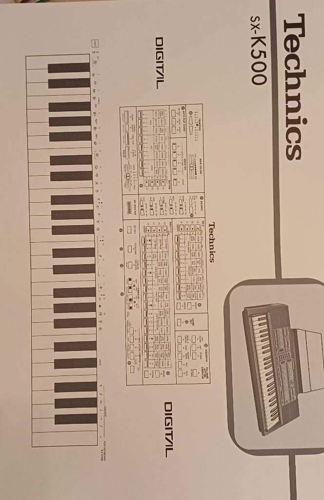 Clavier Technics SX-K500, Enlèvement, Comme neuf