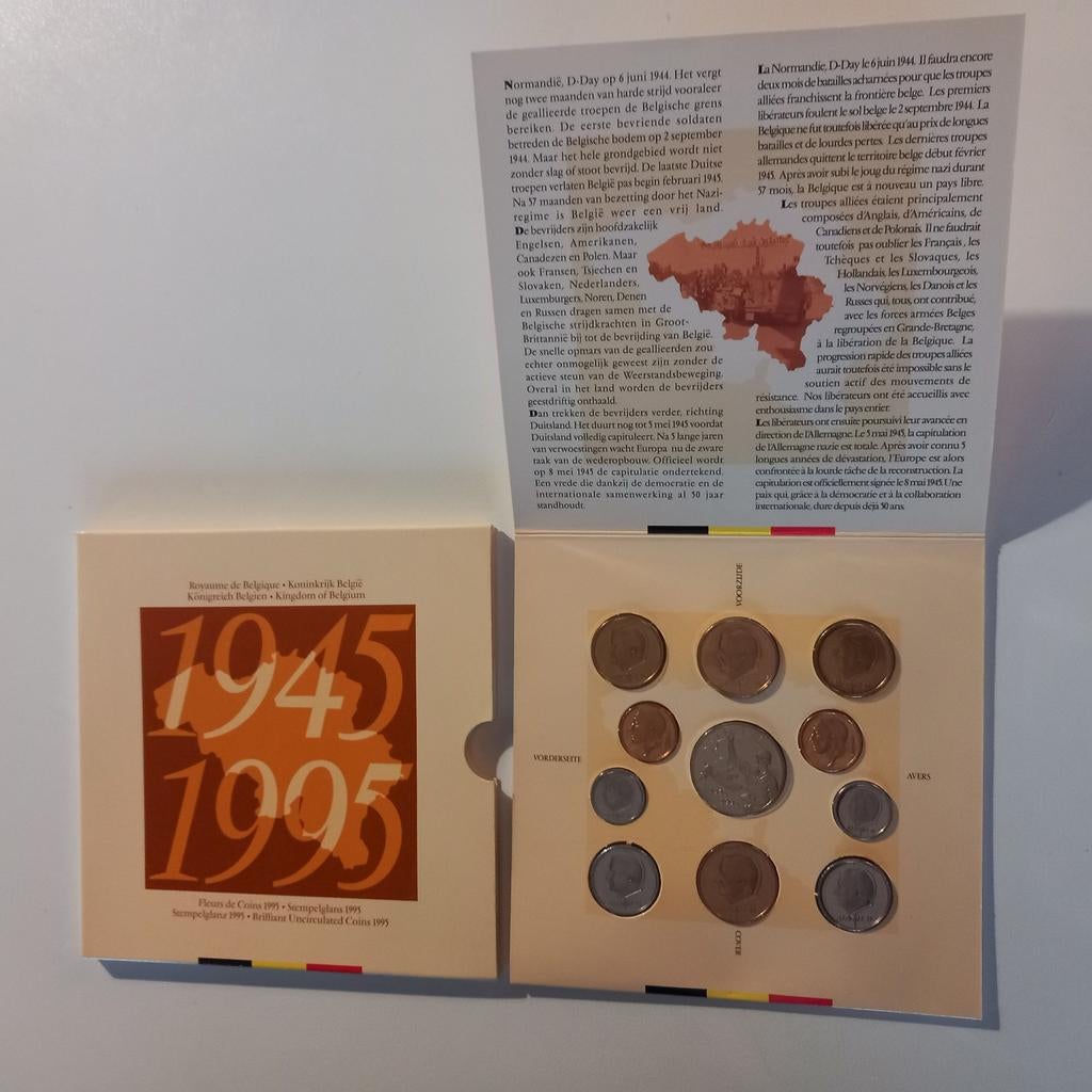 Muntenset Stempelglans België 1995, Ophalen of Verzenden